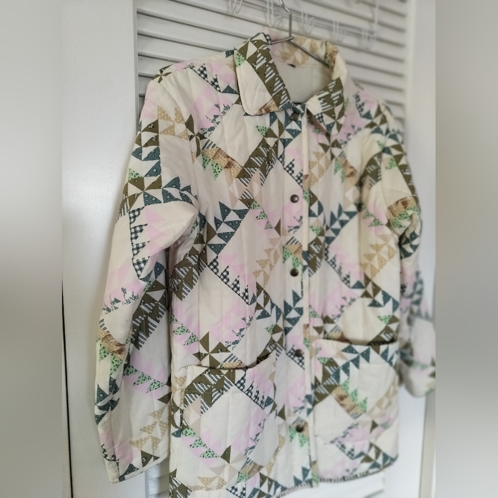 Universal Thread Patchwork Quilted Jacket Women’s… - image 2